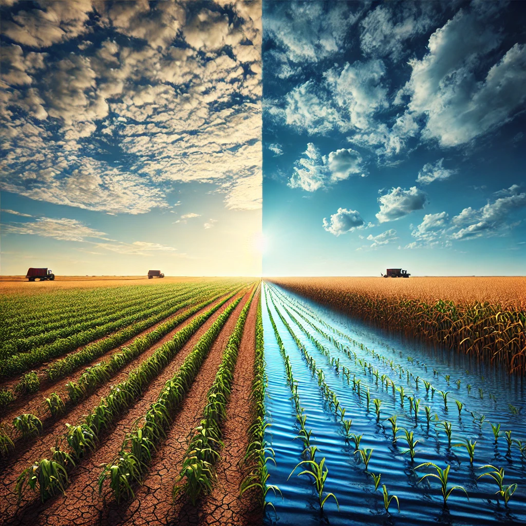 تأثیرات گرمایش جهانی بر کشاورزی و امنیت غذایی