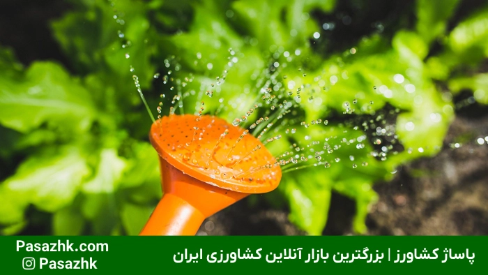 لوله‌های آبیاری و تجهیزات کنترل مقدار آب مصرفی گیاهان در کشاورزی مدرن | پاساژ کشاورز