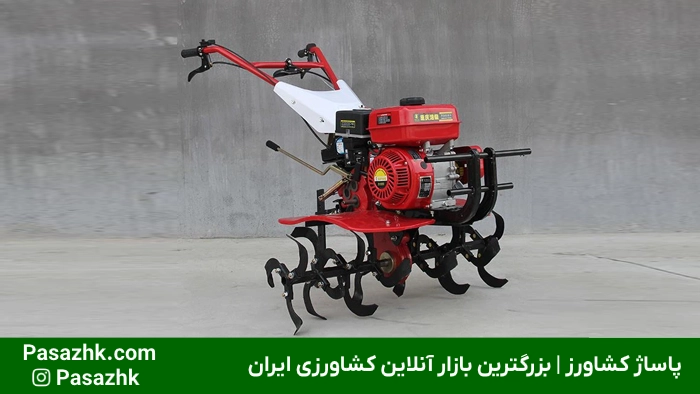 تیلر کشاورزی: راهنمای جامع انتخاب، خرید و نگهداری + مزایا و معایب 3 تیلر بنزینی در حال آمادهسازی زمین کشاورزی متوسط | پاساژ کشاورز