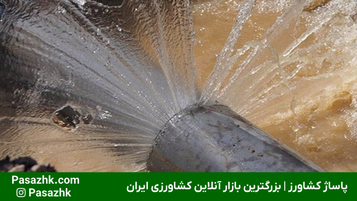 تأثیر ژئوممبران در کاهش هدررفت آب در استخرهای کشاورزی اصفهان - پاساژ کشاورز