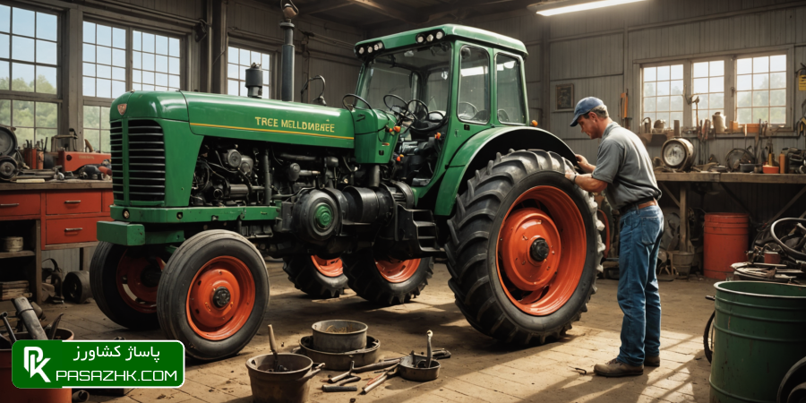 10 اشتباهی که در تعمیر تراکتور و نگهداری از آن مرتکب می شوید را برایتان نوشتیم در پاساژ کشاورز 10 اشتباه رایج در تعمیر و نگهداری اصولی تراکتور, تعمیر تراکتور, تراکتور, قطعات تراکتور, پاساژ کشاورز, بازار بزرگ کشاورزی ایران, کشاورزی