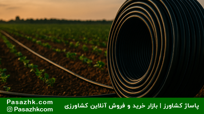 بهترین لوله پلی اتیلن برای آبیاری کشاورزی, راهنمای انتخاب لوله پلی اتیلن کشاورزی, مقایسه لوله پلی اتیلن با لوله PVC در آبیاری, لوله پلی اتیلن مناسب مزرعه, برندهای معتبر لوله پلی اتیلن کشاورزی, مشاوره انتخاب لوله آبیاری