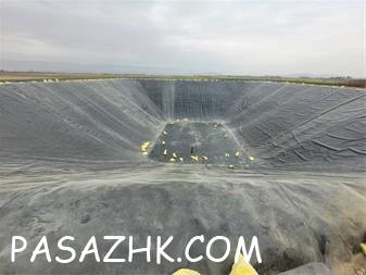 آب بندی استخر کشاورزی و بتنی با ورق ژئوممبران