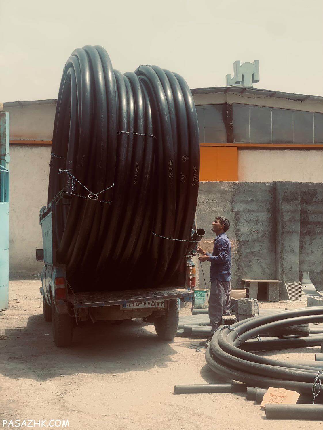 تولید لوله های پلی اتیلن درجه یک یا ضمانت(امینی نوین آبیار)