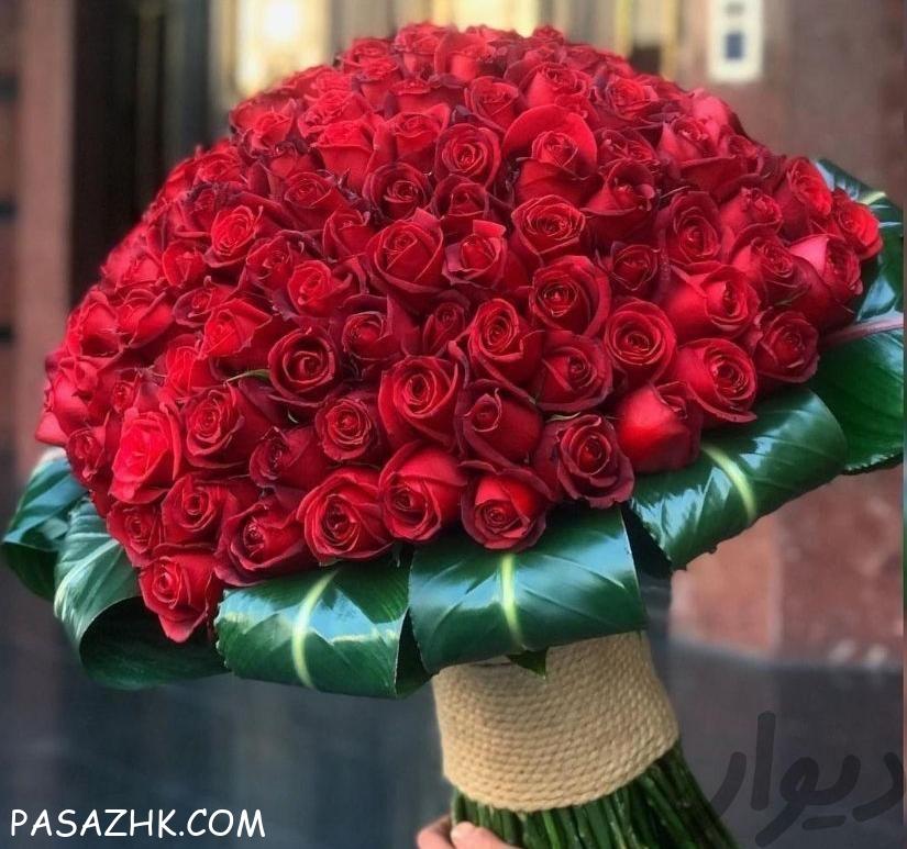 گلفروشی ،گل عروس .دسته گل رز هلندی