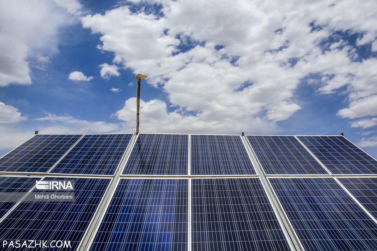 پمپ وبرق خورشیدی چاه عمیق باغ وویلا