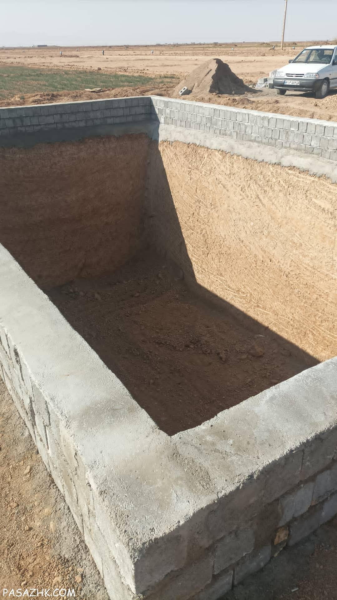 اجرای استخر کشاورزی با ورق ژئوممبران