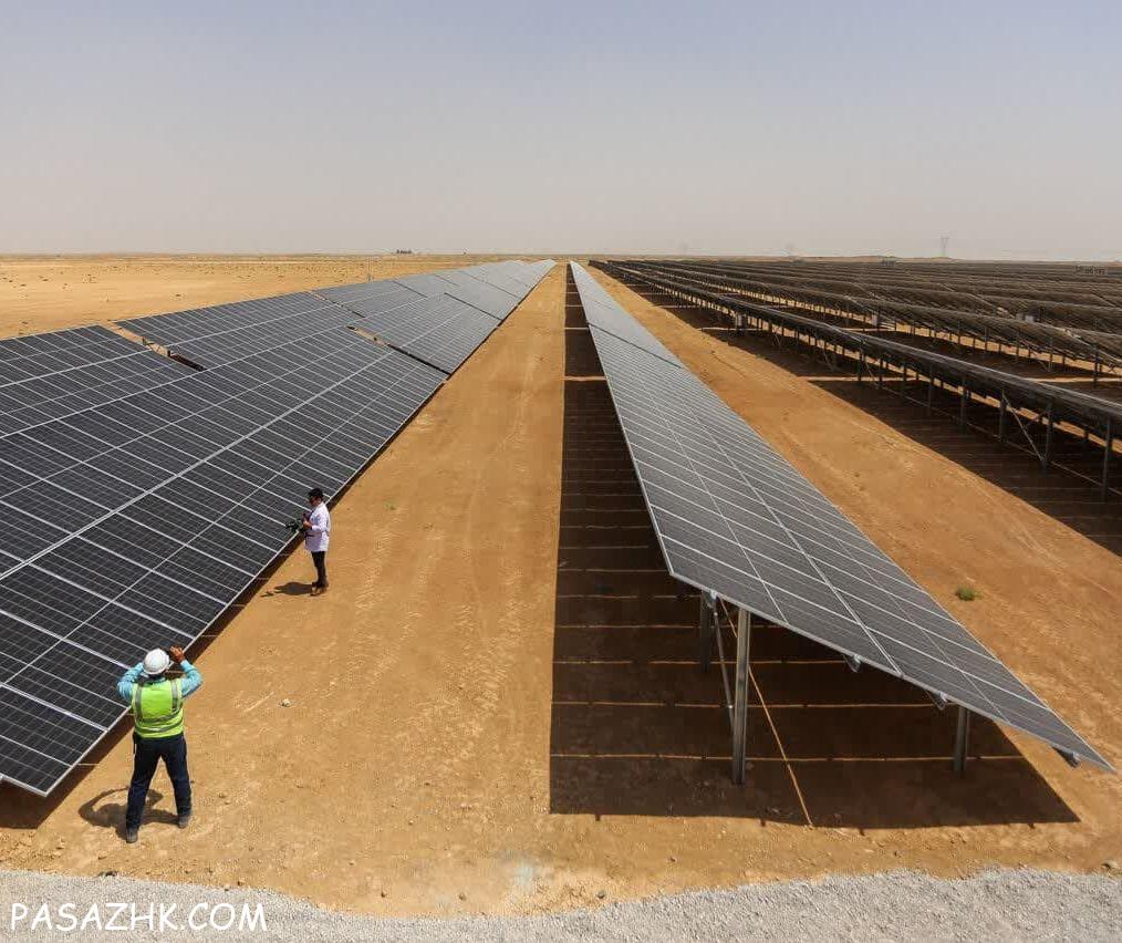 پمپ وبرق خورشیدی چاه عمیق باغ وویلا