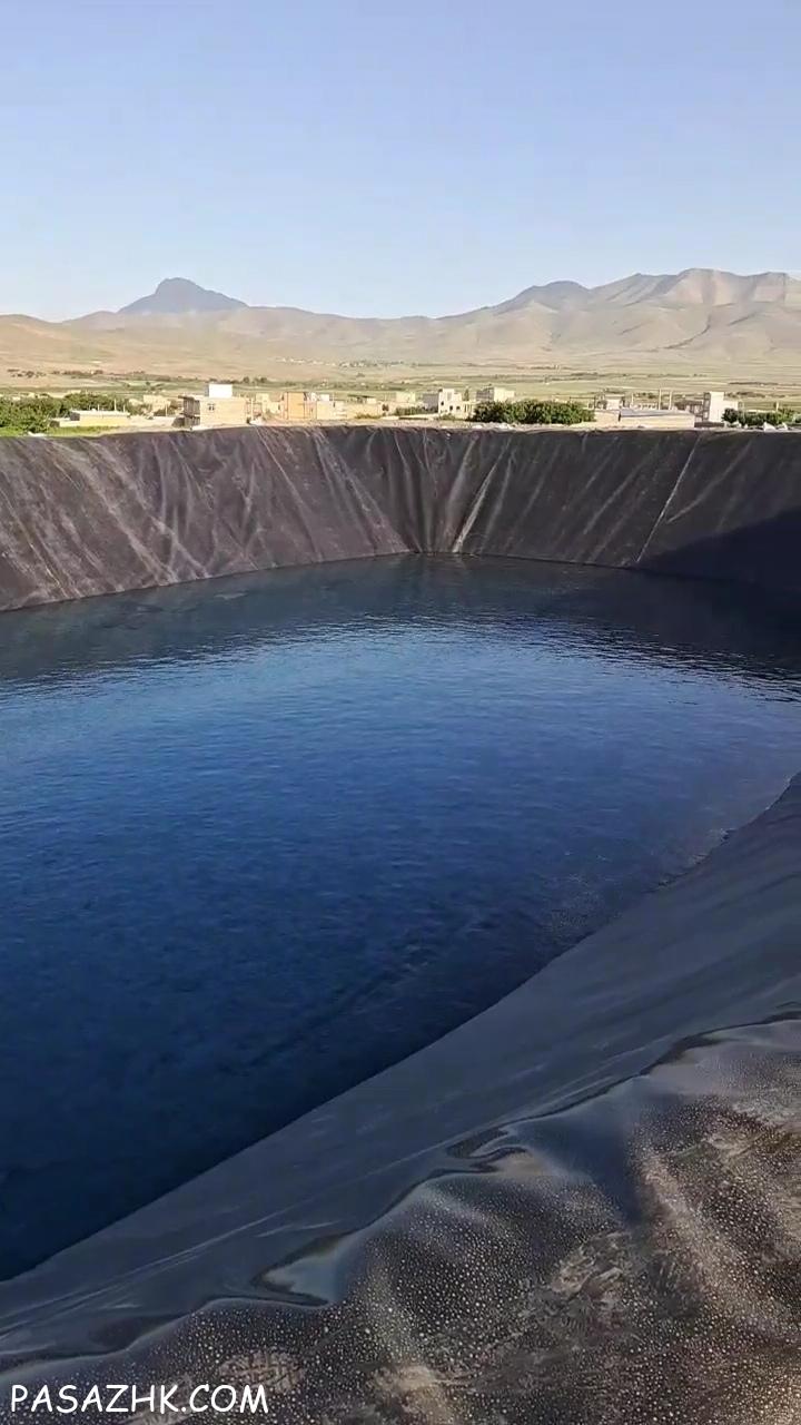 اجرای استخر کشاورزی با ورق ژئوممبران