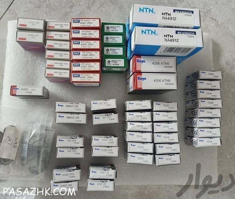 تهیه و پخش انواع بلبرینگ تسمه کاسه نمد و…