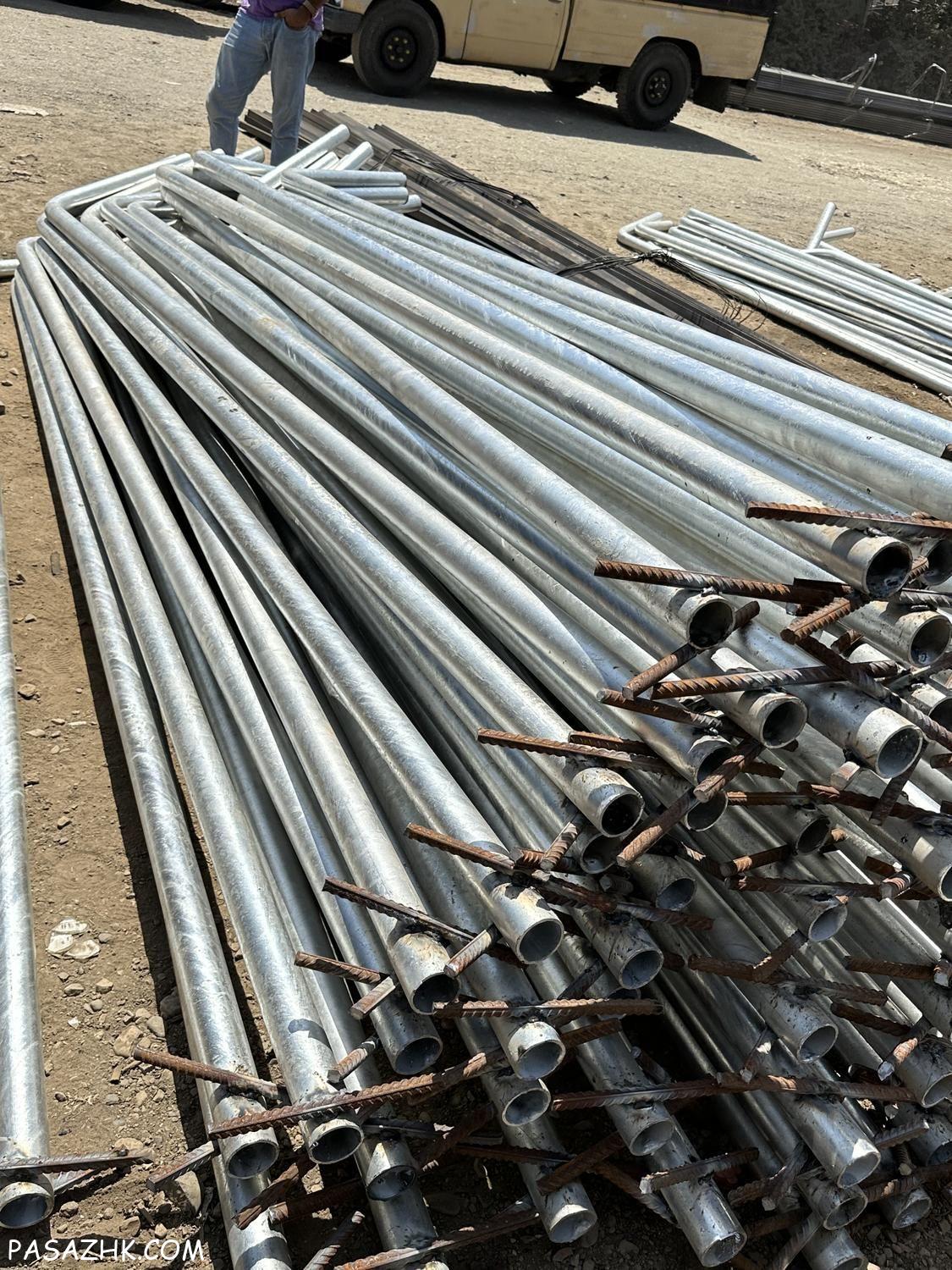 لوله گلخانه لوله گالوانیزه گرم/ساوه سپنتا/پایه فنس