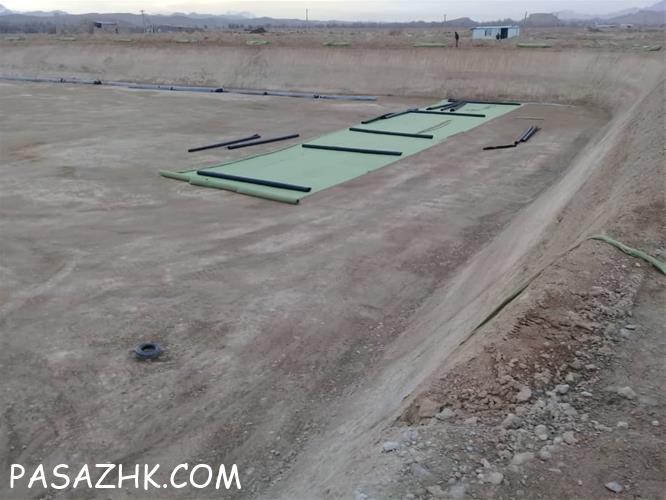 اجرای استخر های کشاورزی ، استخر پلیمری