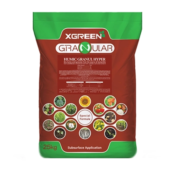 کود هیومیک اسید گرانول ایکس گرین
